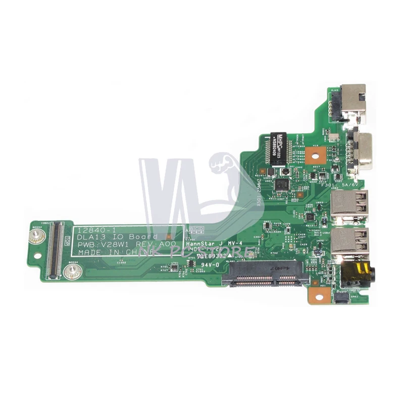 Для Dell Latitude 3330 E3330 аудио USB VGA LAN плата DLA13 IO Плата V28W1 12840-1 полностью протестирована |