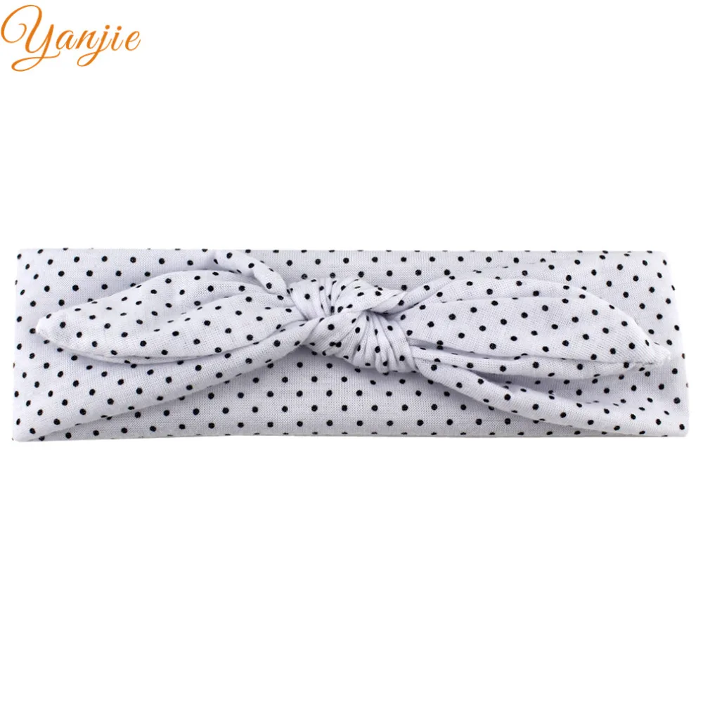 Обруч для волос с кроличьими ушками девочек повязка на голову бантиком обруч