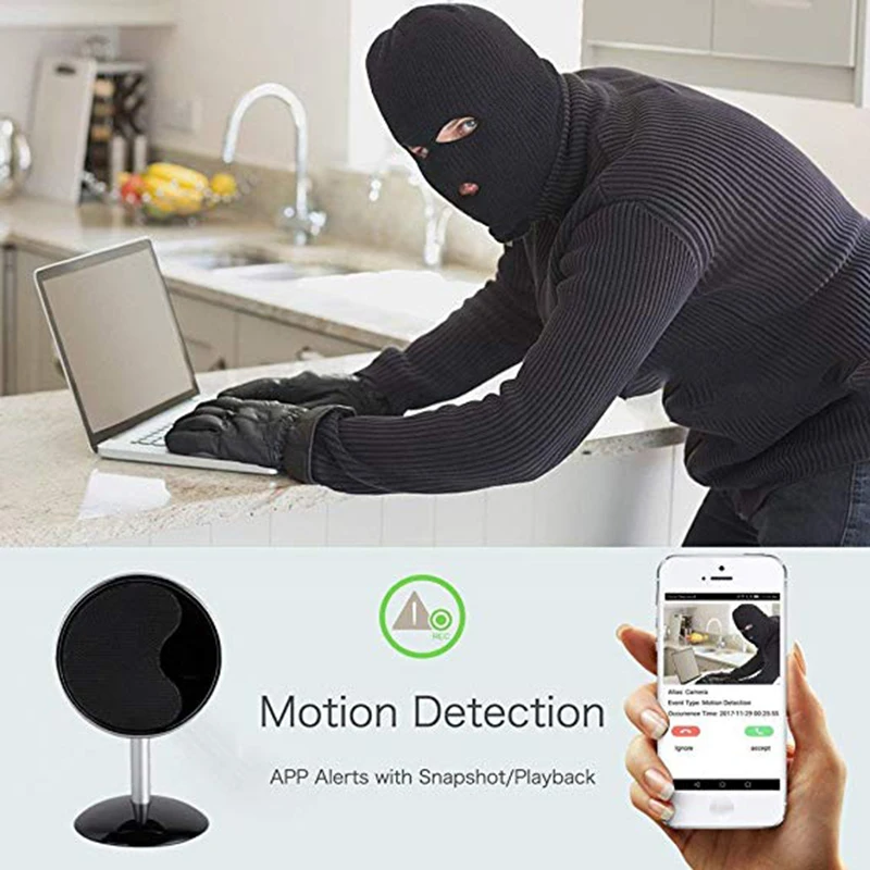 Ip камера видеонаблюдения Беспроводная мини 1080P HD с Bluetooth|Камеры видеонаблюдения| |