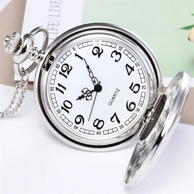 

Classic luxury Crown Unisex Fashion Bronze Chain Necklace Pocket Watch Gift 2020 NEW reloj mujer A4