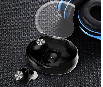 8-10h play time X28 TWS 5,0 настоящие беспроводные наушники 6D стерео X28 Bluetooth наушники мини TWS водонепроницаемые наушники с зарядным устройством емкостью 800 мАч - Цвет: 8-10h play time