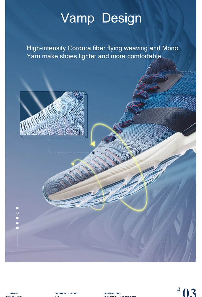Li-Ning/мужской супер-светильник XVI, кроссовки с подушкой, моно пряжа, дышащий светильник, подкладка из пеноматериала, спортивная обувь, кроссовки ARBP009 XYP905