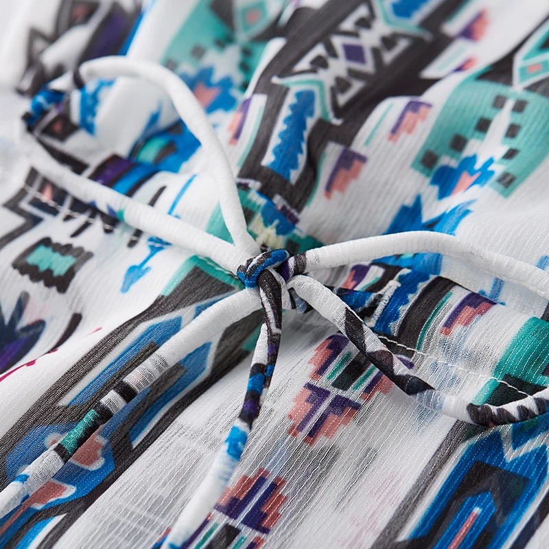 ARTKA 2019 летнее женское платье es регулируемый пояс A-Line шифоновое винтажное с