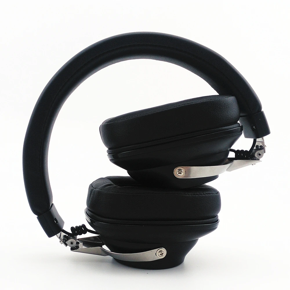 Наушники Bluetooth с функцией активного шумоподавления, складные Накладные наушники ANC, беспроводная гарнитура с шумоподавлением, съемный кабель с микрофоном
