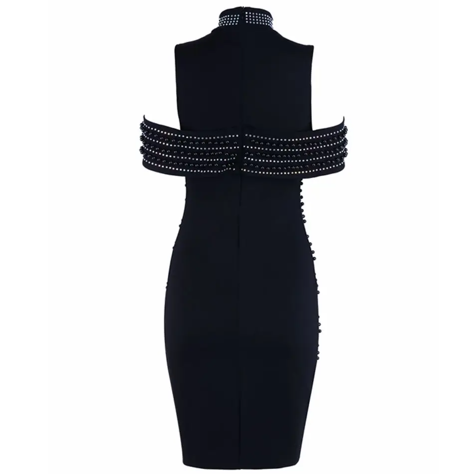 2018 новое летнее платье для женщин вечерние платья знаменитостей черные без