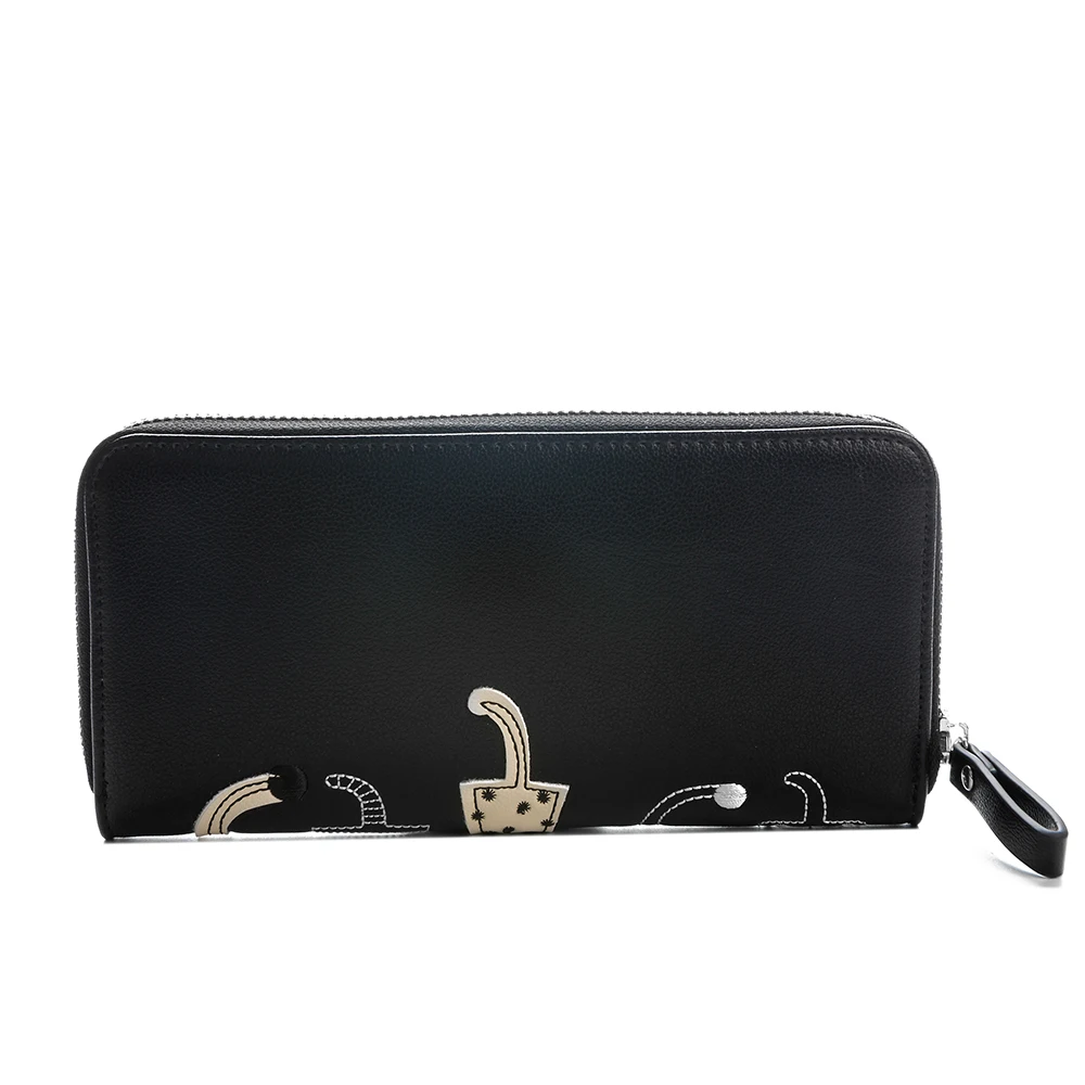 Dudini Европа Для женщин Кот Бумажник Длинные творческий женский держатель для карт