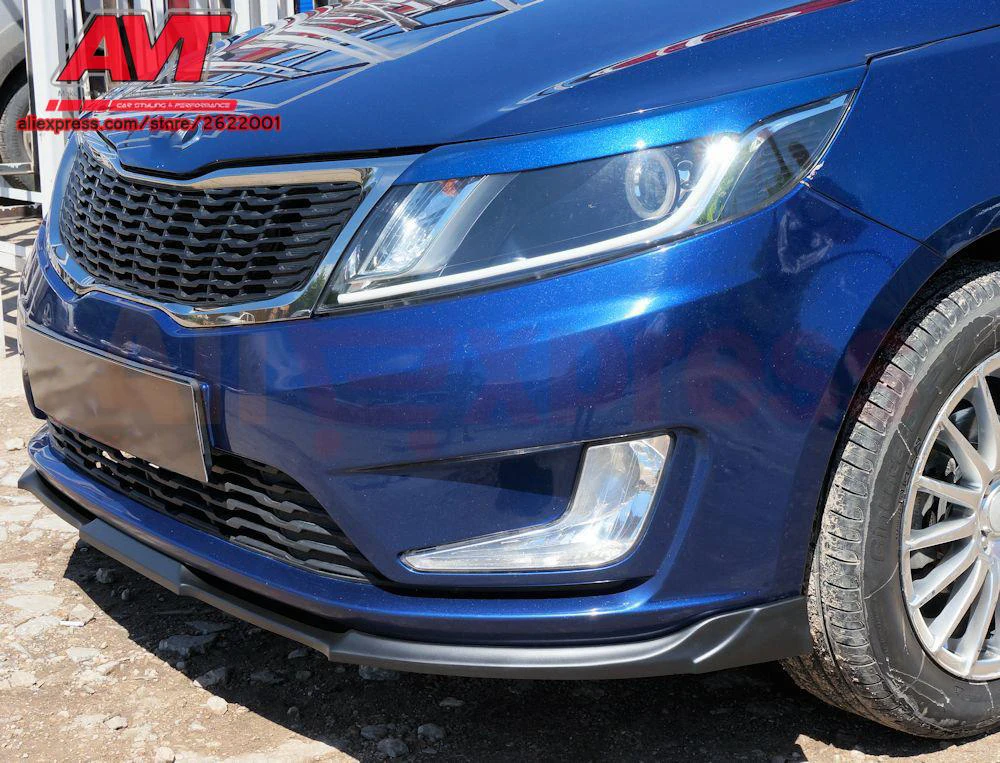 Аэродинамический разделитель панели на передний бампер для Kia Rio 3 2011 2012 2014