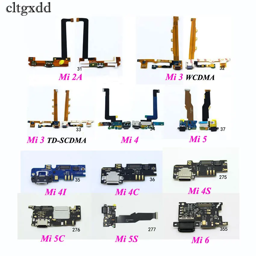 USB коннектор для зарядки cltgxdd 1 шт. штекер док станции гибкий кабель Xiaomi Mi 2A 3 Mi3 4 Mi4 4C