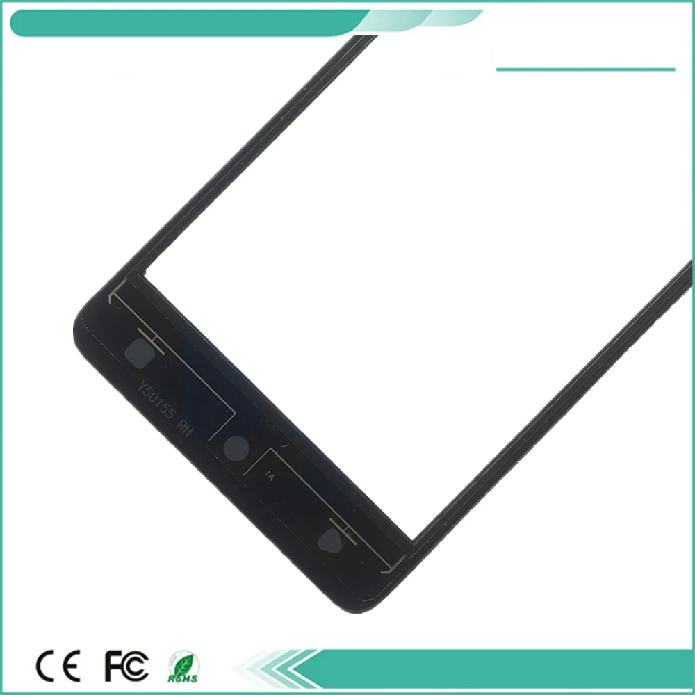 Черная и ehite цветная фронтальная стеклянная панель для телефона дигитайзер
