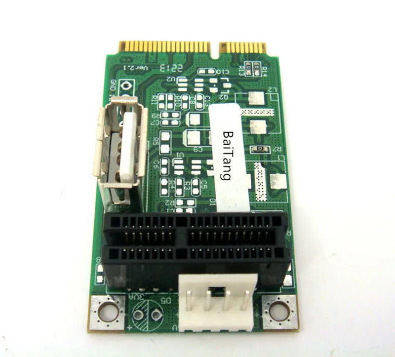 Mini pci e к PCI express 1 x 4X 8X 16X переходная карта удлинитель + usb порт|pci-e to pci-e|pci-e expresspci-e |