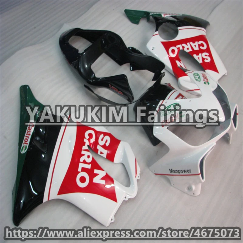 ABS инъекции обтекатели комплект для Honda CBR 600f F4i 2001 2002 2003 мотоциклетные Обтекатели