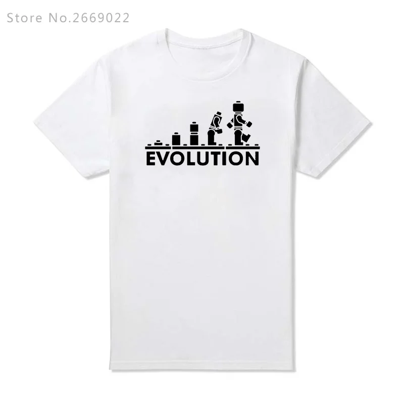 LEGO Robot EVOLUTIONSS футболка с забавным принтом Шелдон Купер футболки для мужчин