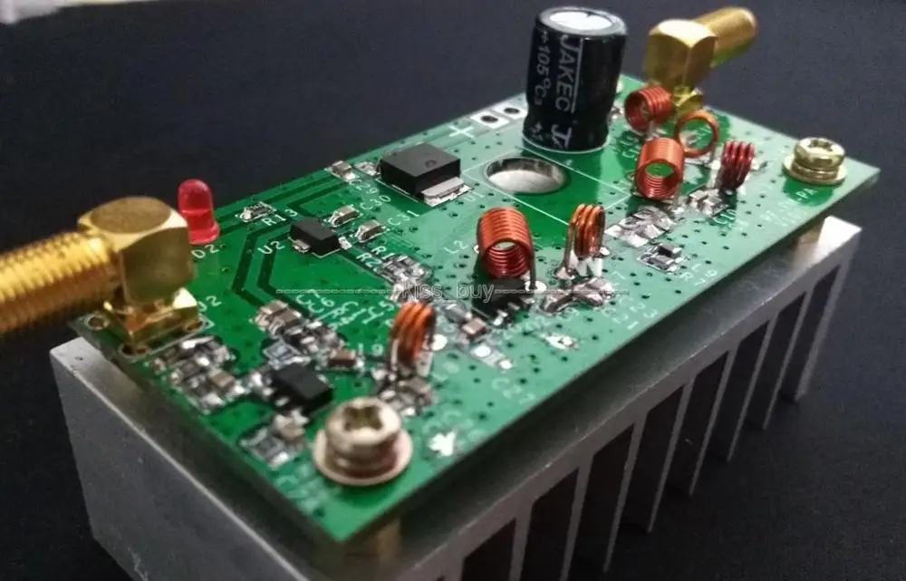 DYKB 7W 65 110MHz FM радио передатчик усилитель мощности частота 1mW dc 12v для отслеживания