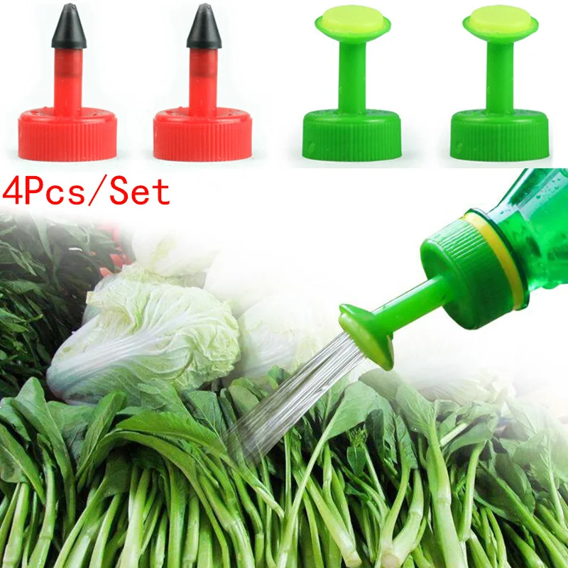

4/5Pcs Set Plastic Garden Sprinkler Portable Watering Nozzle Tool For Flower Plant Water Sprayer Bottle Cap Garden Accessories