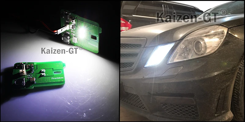2 шт HID соответствующие ксеноновые Белый светодиодный светильник в сборе для 2010-13 Mercedes W212 E-Class E350 E550 E63 AMG Pre-LCI