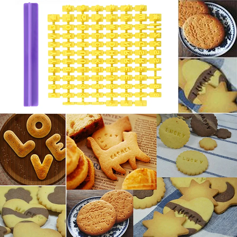 Christmas Baking Molds Biscuit Cutter Number Alphabet Fondant Cookie Mould Cake Cutters Decor Tools Kitchen Accessories | Дом и сад