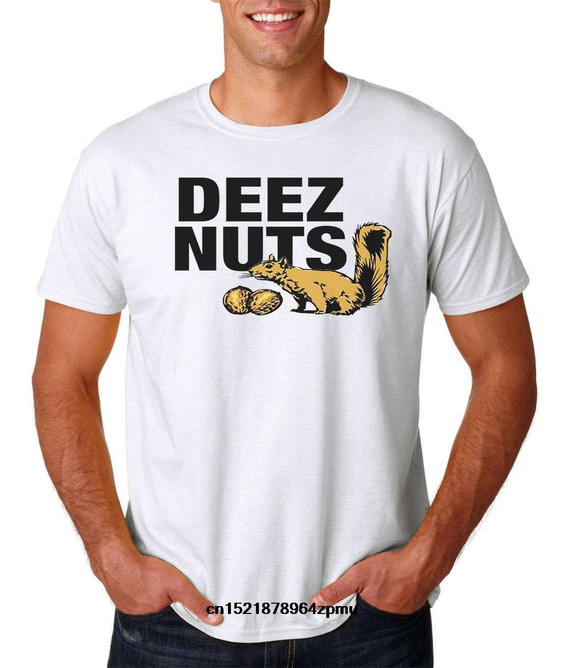 Возьмите Для мужчин футболка DEEZ NUTS Snoop Dogg забавные с круглым вырезом Футболка