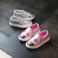 casual children shoes for boys and girls sports shoes spring autumn fashion sequins leather flats soft sole school kids shoes