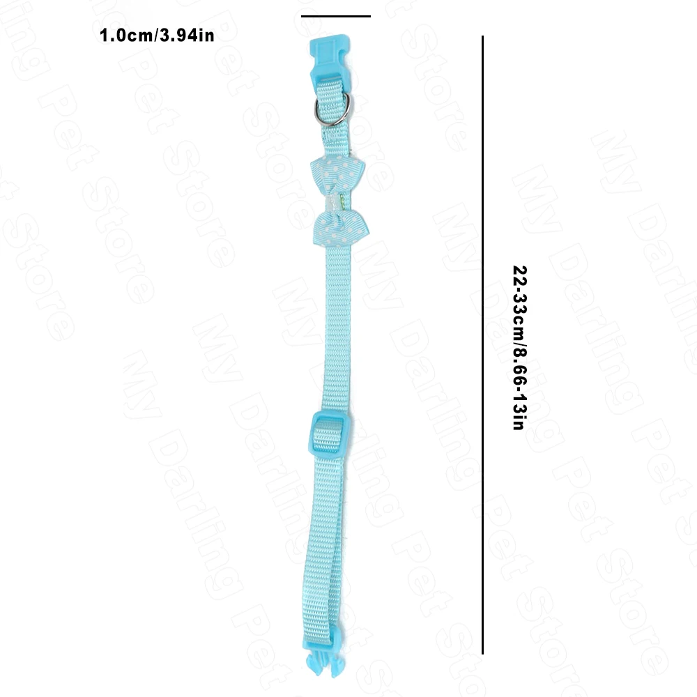 Ошейник для кота маленькой собаки щенка котенок регулируемый нейлоновые