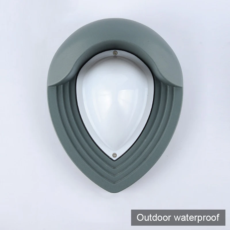 

2X Villa balcony corridor aisle leaf heart gate wall light lamp LED outdoor waterproof post modern LED wall lamp light sconce