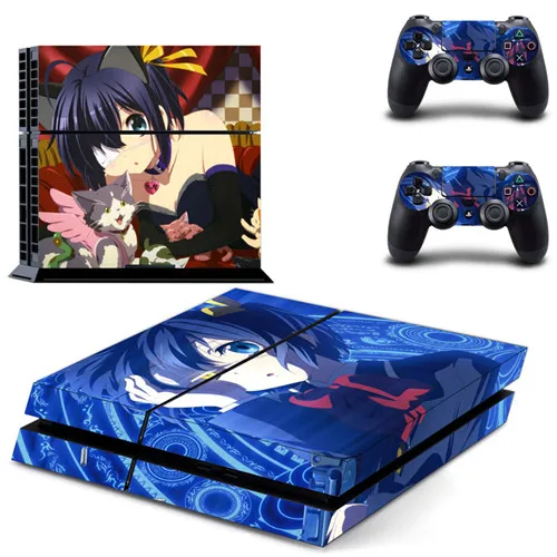 Сексуальная леди аниме милая девушка PS4 Кожа Наклейка для sony playstation 4 консоль и 2 контроллера кожи PS4 Наклейка виниловая - Цвет: DPTM0369