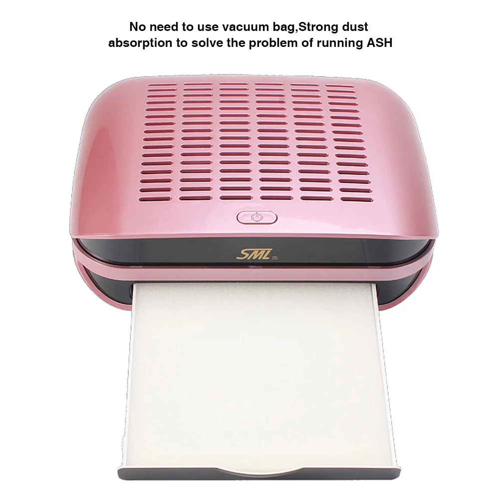 

Nail Dust Collector 68W Manicure Vacuum Cleaner Nails Art Gel Machine Nail Dust Suction Collector Equipment Vacuum Cleaner