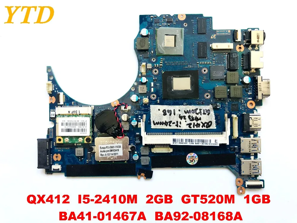 

Original for Samsung QX412 laptop motherboard QX412 I5-2410M 2GB GT520M 1GB BA41-01467A BA92-08168A tested good free shipping