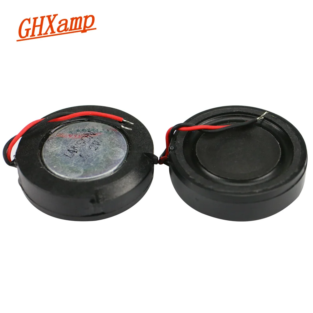 GHXAMP 24 мм 1 дюймовый динамик вуфера блок 4 Ом 2 Вт мини-динамик DIY для навигатора голосовой цифровой громкий динамик s 2 шт