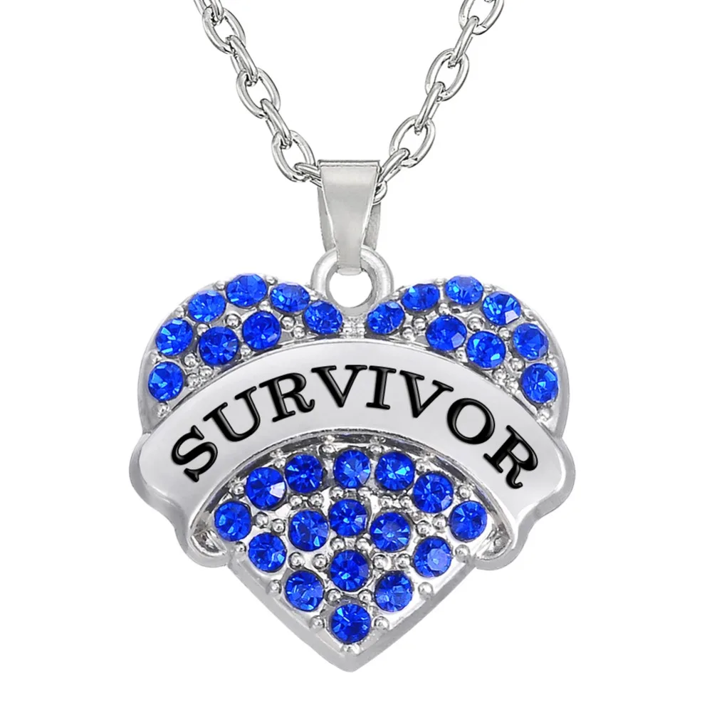 2017 Модные Украшения серебряная цепочка рака груди Поддержка Survivor Цепочки и