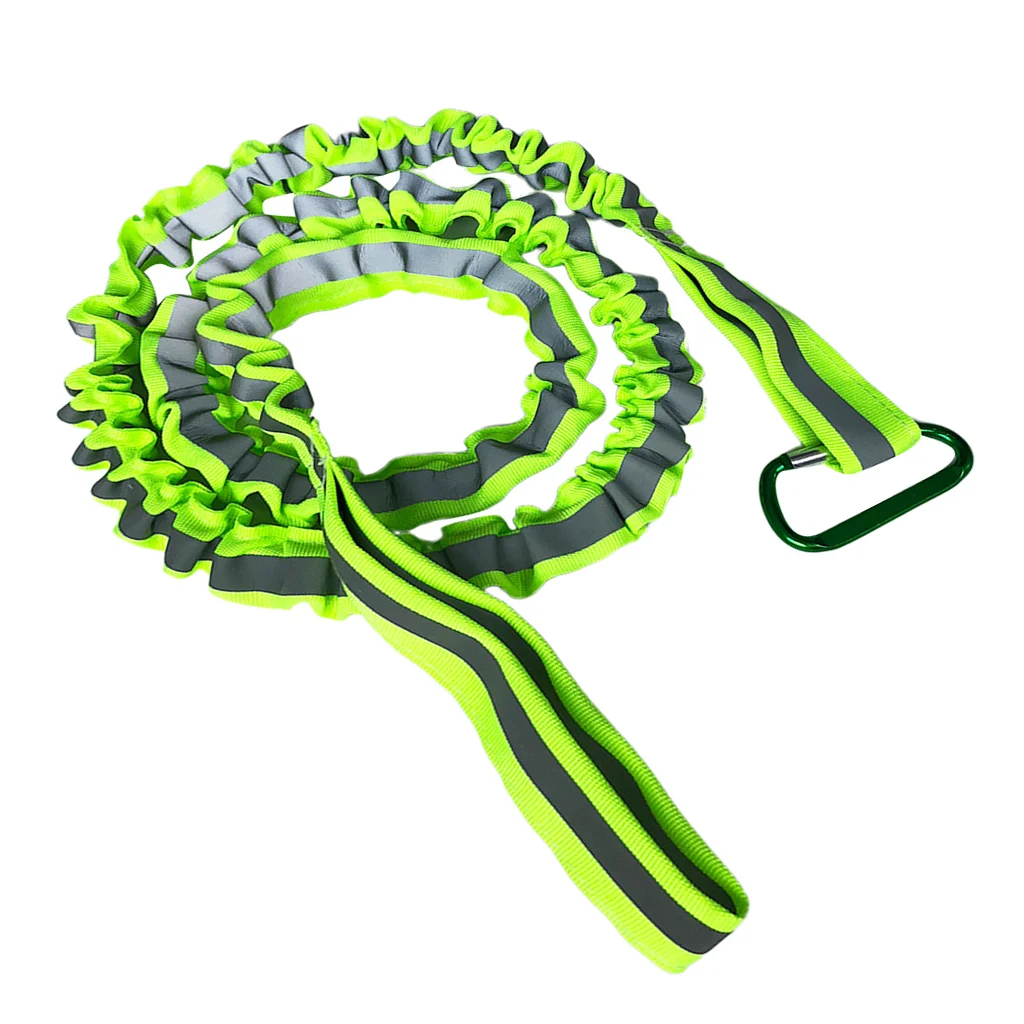 

120 cm/47 inch Coiled Kayak Fishing Rod Paddle Oar Leash Canoe Accessories Reflective Green Kayak Paddle Leash