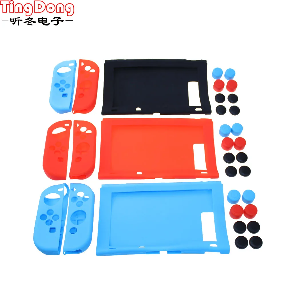 Ting Dong силиконовый защитный чехол + шапочка комплект для Nintendo консолью
