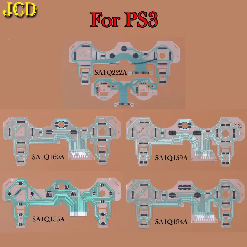 JCD для Dualshock PS4 Pro Slim JDM 030 040 проводящая пленка контроллера клавиатуры гибкий кабель