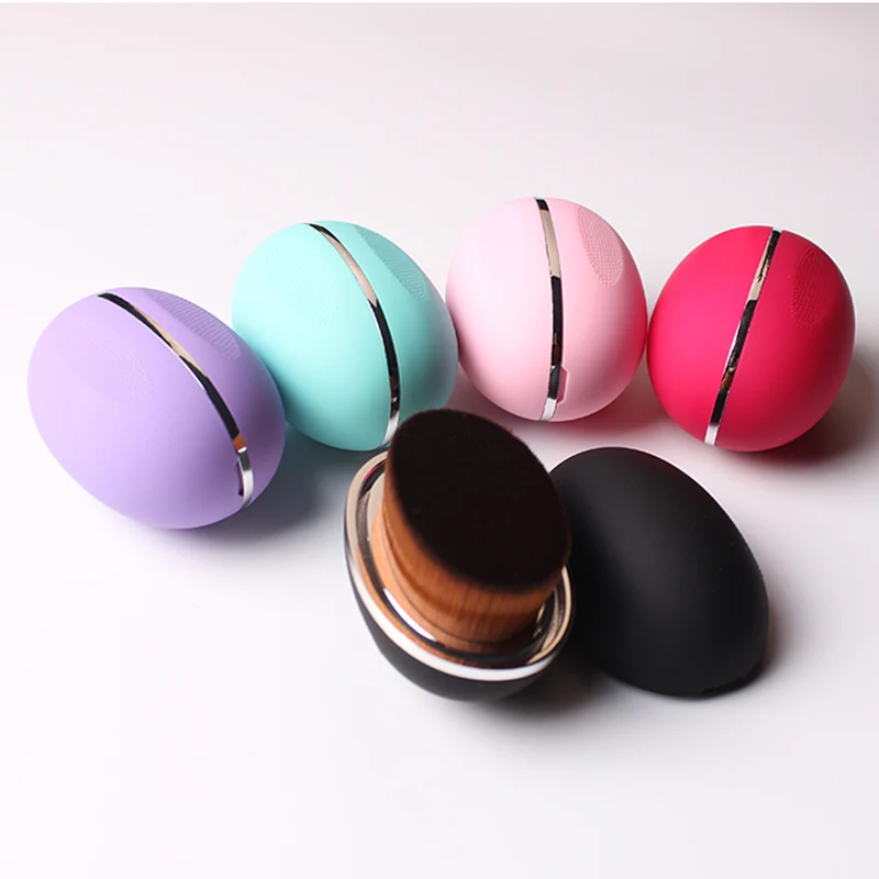 

1pc Egg Makeup Brush Big Powder Foundation Eyeshadow Eyeliner Cosmetics Make Up Tool Beauty Essentials Soft Hair Makeup Brush