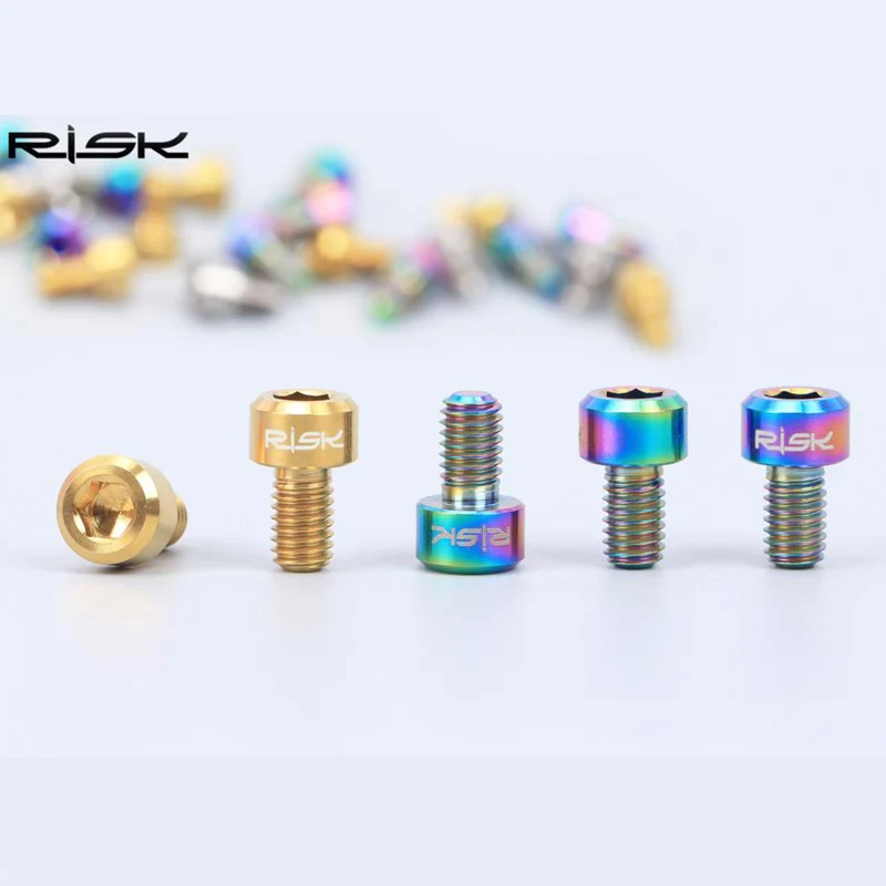 2 шт. M6x10mm ультра светильник titanium сплава винты v тормозная колодка и c Тормозной