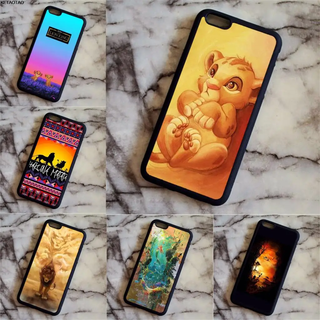 Детские милые Чехлы KETAOTAO SIMBA для Samsung S3 S4 S5 S6 S7 S8 S9 NOTE 5 7 8 мягкий силиконовый чехол