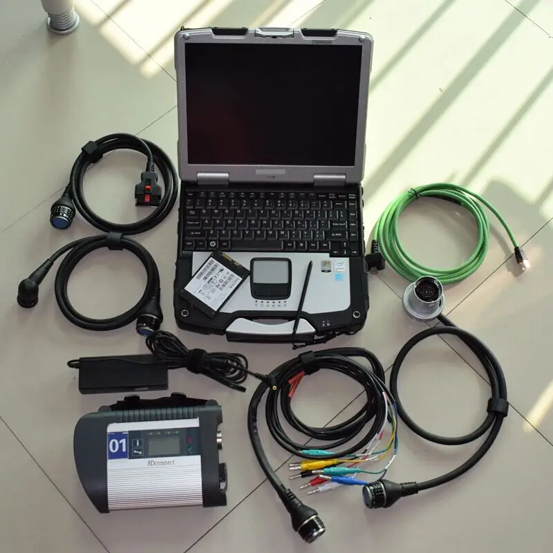 MB Star c4 sd Подключение + cf30 toughbook ноутбук новейшее программное обеспечение SSD V2021/6