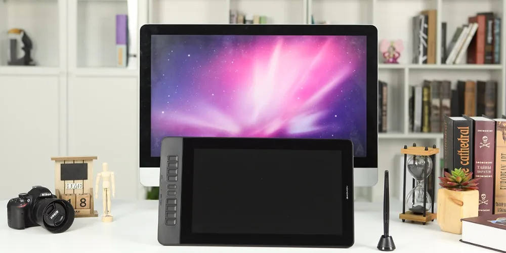 GAOMON PD1560 15,6 дюймов ips HD Арт графика планшет монитор 8192 Leverls давление Чувствительная ручка дисплей и рисунок планшет перчатка