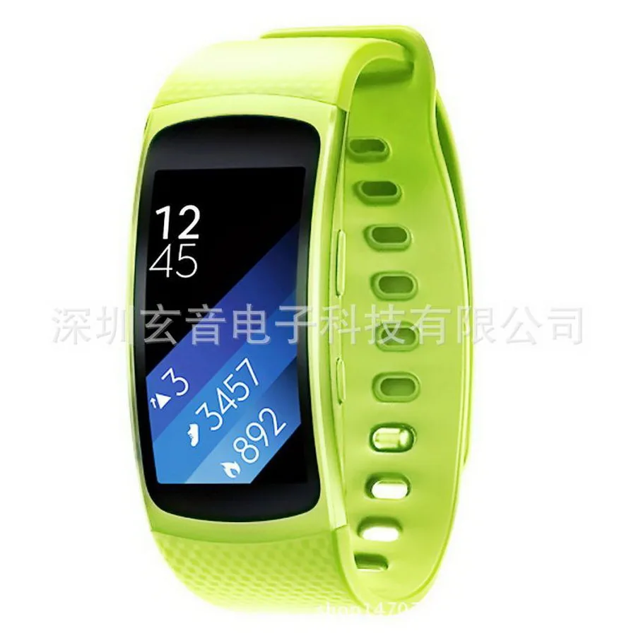 100 шт L/S сменный Браслет для Samsung Gear Fit 2 Band роскошный силиконовый ремешок часов SM