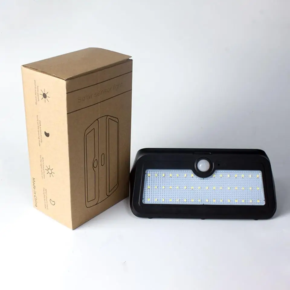 Солнечный свет 46Led 950лм светодиодная Солнечная лампа PIR датчик движения Luz Led Para