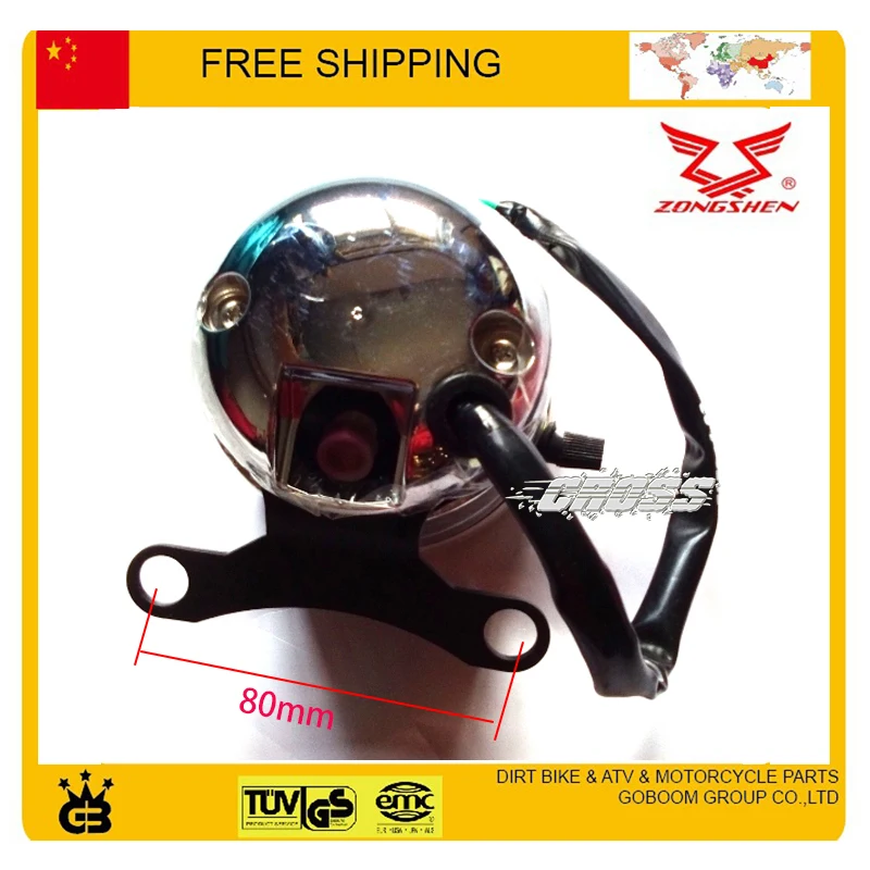 

zongshen ZS125 Motorcycle Motorbike Universal Odometer Speedometer 125cc free shipping
