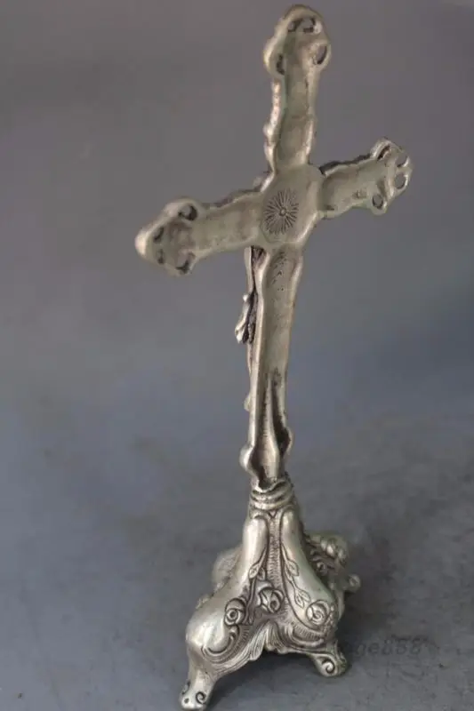 10 &quotКитайский серебряный крест Распятие Иисуса Христа человека|cross crucifix|cross