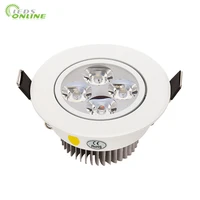 10pcslot 9w 12w 15w cool white warm white dimmable led recessed downlight ac110v 220v for home bathroom kitch store lights