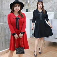2019 spring new plus fat extra large size womens fat mm slim dress breathable slim multi color shirt