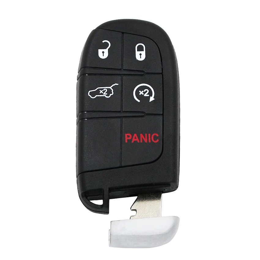 Новый чехол для ключей с 5 кнопками Dodge Journey Charger Дротика Durango chrysler 300 Для Jeep 4 + 1