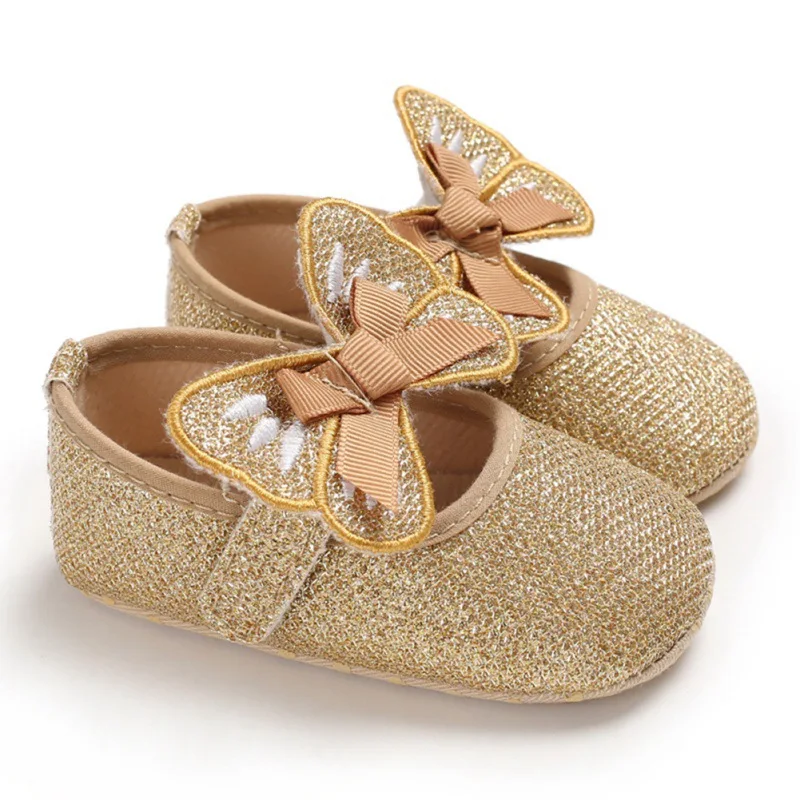 

Baby Girl Shoes Breathable Anti-Slip Baby Shoes With Bowknot Casual Sneakers Toddler Soft Soled First Walkers