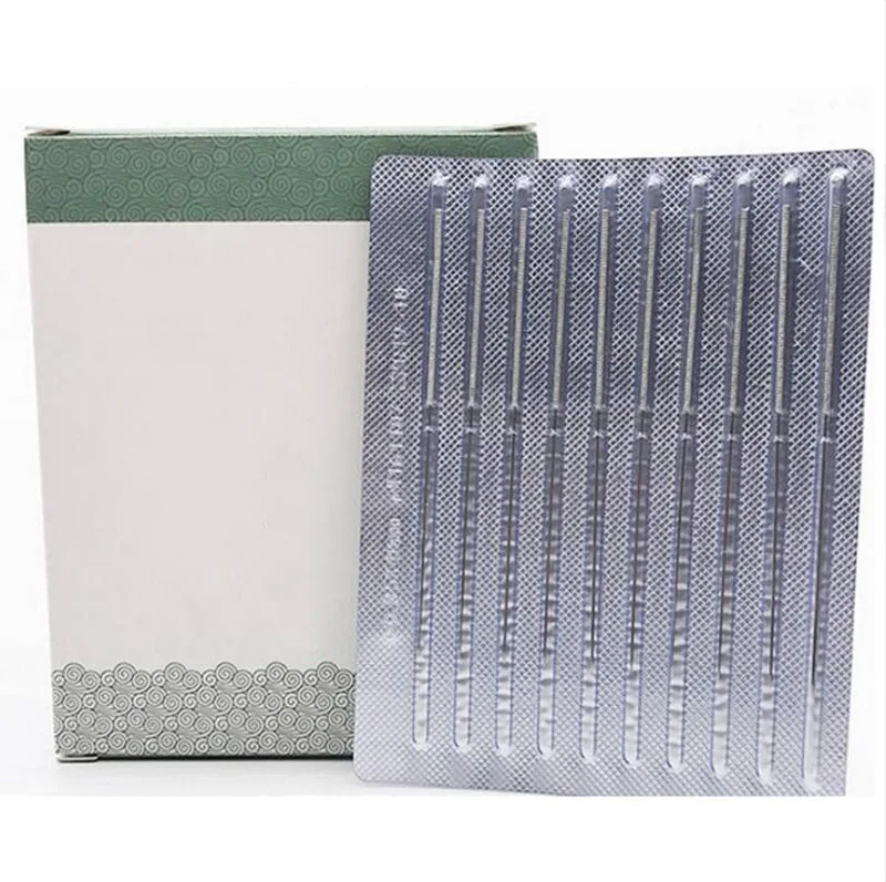 HANRIVER 2020 100 pieces of acupuncture needle therapy disposable sterile silver insertion | Красота и здоровье