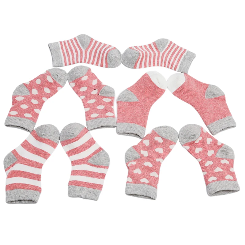 Новинка 5 пар/упак. Детские хлопковые носки для мальчиков и девочек теплые модные