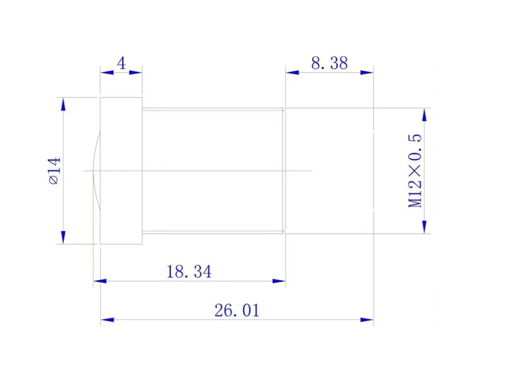 Камера видеонаблюдения 1/2. 5 &quotF1: 2 0 фиксированная диафрагма инфракрасная съемка