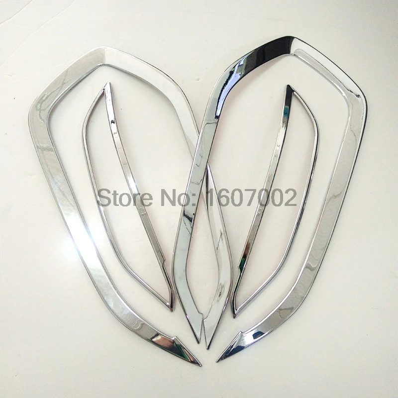 4 шт. задняя крышка для Hyundai Tucson 2016 2017 ABS|trim cover|fog lamp coverfog light cover |