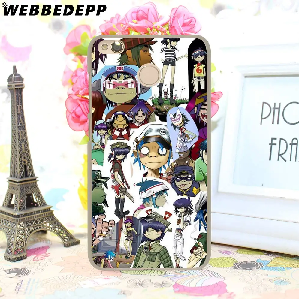 WEBBEDEPP Gorillaz группа чехол для телефона для Xiaomi Redmi 4X 4A 5A 5 6plus Pro 6A S2 7 Note 5, 6, 7, 8 Pro 4X Go крышка - Цвет: 4